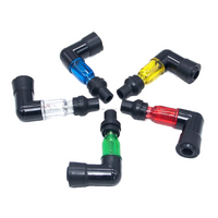 Universal Motorcycle Colorful LED Spark Plug Cap Motorbikes Decorative