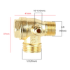 1/2*3/8*10*1 Check Valve Direct Connecting Air Compressor Parts Valve