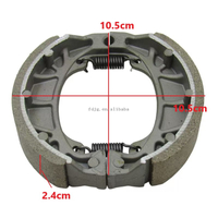 Motorcycle Brake Shoes Brake Pads for GN125 GS125 CG125 Motorcycle