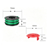 RS0010 Trimmer Head Cap for GH1000 GH1100 GH2000 Lawn Mower Parts