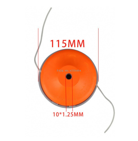 Universal Bump Feed Plastic Trimmer Head for Brush Cutter Parts