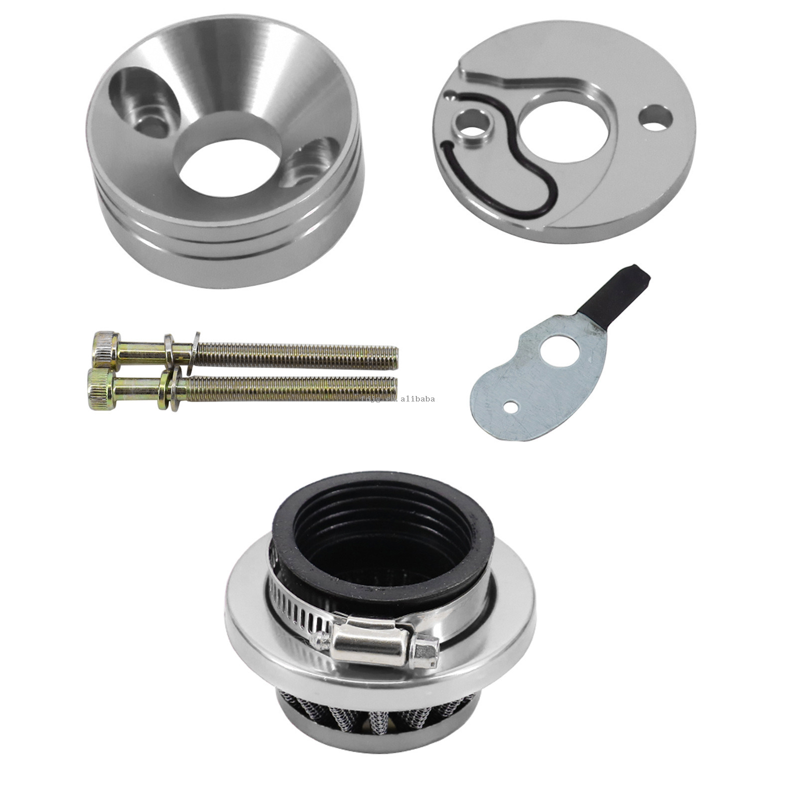 42mm Air Filter CNC Transfer Valve Plate Screw Mounting Accessories