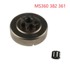 Gasoline Needle Bearing Clutch Drum for 325" 7T MS180 MS360 MS250