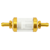 CNC Glass Fuel Filter for Scooter Dirt Pit Bike ATV Quad UTV Go Kart