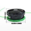 Universal Plastic Trimmer Head Red Green M10*1.25 Thread Garden Tool