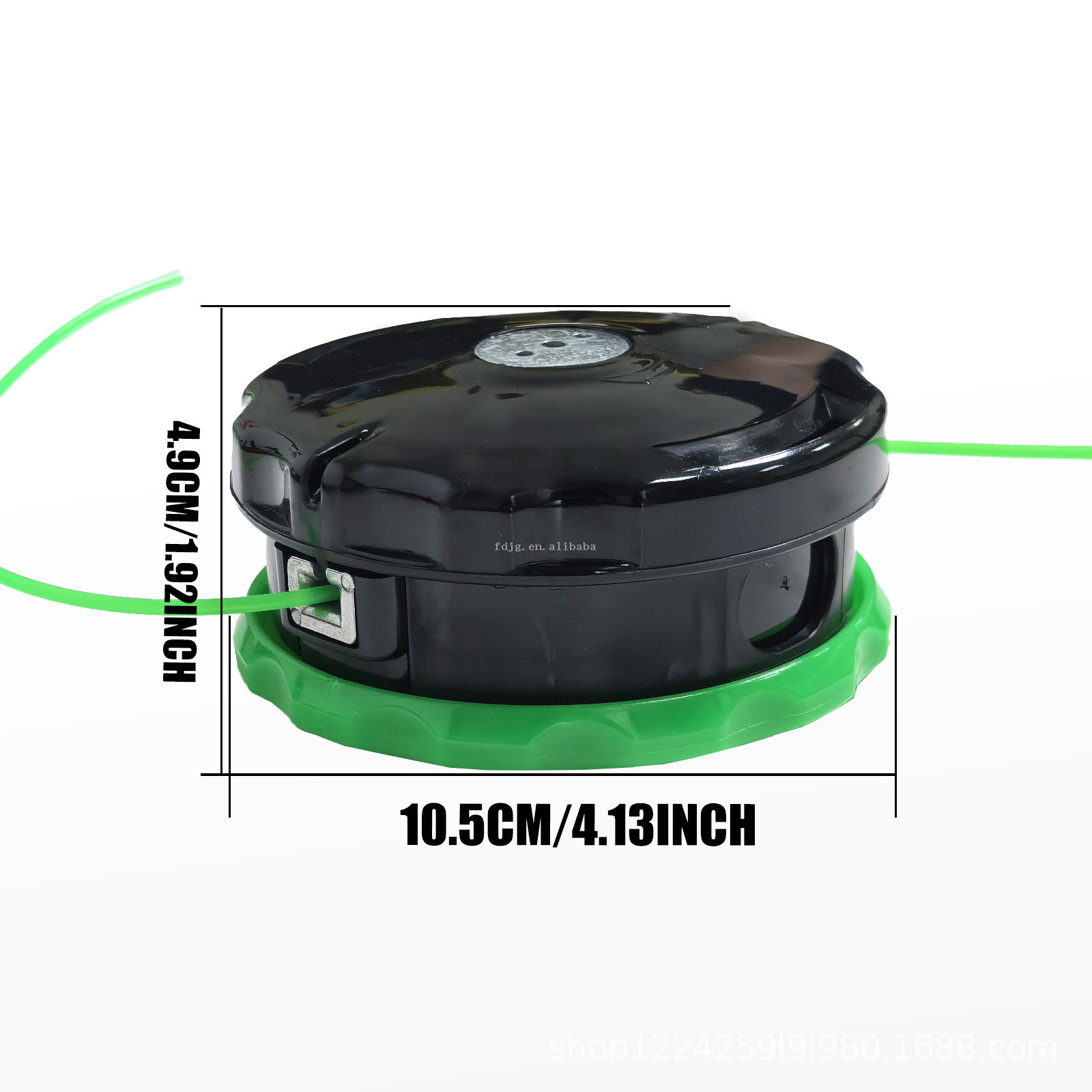 Universal Plastic Trimmer Head Red Green M10*1.25 Thread Garden Tool