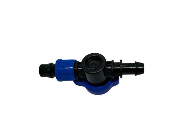 New 16mm Drip Irrigation Pipe Lock Nut Bypass Valve